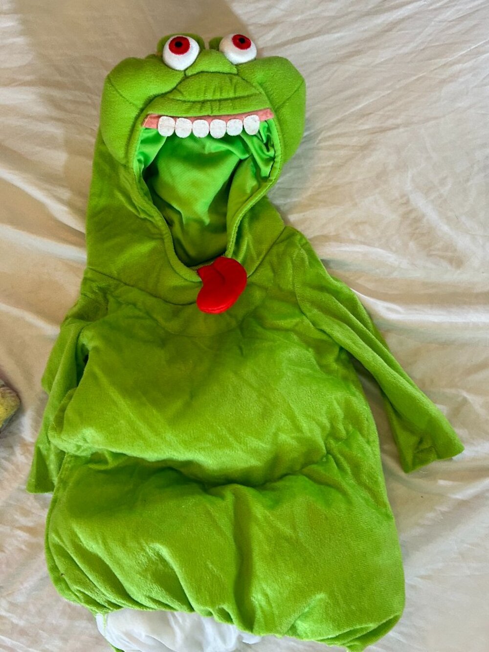 size 6 - 9  months m girls boys boy girl costume   halloween slimer ghost buster